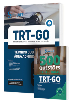 Combo Impresso TRT-GO - Técnico Judiciário - Área Administrativa