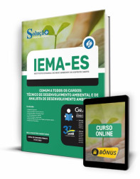 Capa Apostila IEMA-ES - Comum a Todos os Cargos: Técnico de Desenvolvimento Ambiental e Analista de Desenvolvimento Ambiental