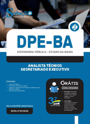 Apostila DPE-BA - Analista Técnico - Secretariado Executivo - Imagem 3