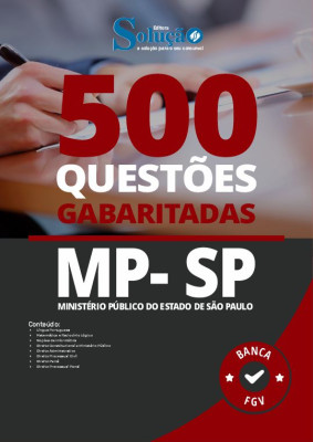 Caderno de Questões MP-SP - 500 Questões Gabaritadas - Imagem 2