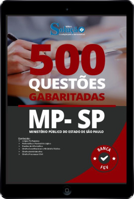 Caderno de Questões MP-SP em PDF - 500 Questões Gabaritadas - Imagem 1