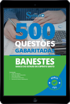 Caderno de Questões BANESTES em PDF - 500 Questões Gabaritadas - Imagem 1