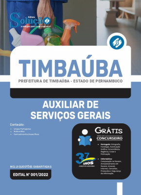 Apostila Prefeitura de Timbaúba - PE - Auxiliar de Serviços Gerais - Imagem 3