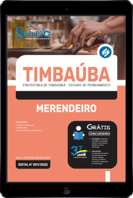 Apostila Prefeitura de Timbaúba - PE em PDF - Merendeiro - Imagem 1