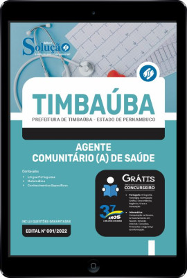 Apostila Prefeitura de Timbaúba - PE em PDF - Agente Comunitário(a) de Saúde - Imagem 1