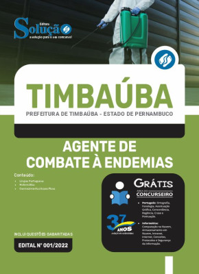 Apostila Prefeitura de Timbaúba - PE - Agente de Combate à Endemias - Imagem 3