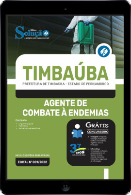 Apostila Prefeitura de Timbaúba - PE em PDF - Agente de Combate à Endemias - Imagem 1