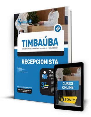 Apostila Prefeitura de Timbaúba - PE - Recepcionista - Imagem 1