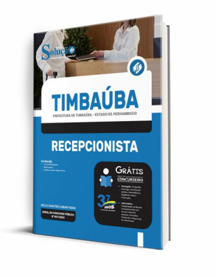 Apostila Prefeitura de Timbaúba - PE - Recepcionista - Imagem 2