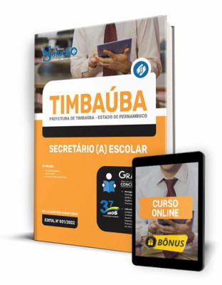 Apostila Prefeitura de Timbaúba - PE - Secretário(a) Escolar - Imagem 1