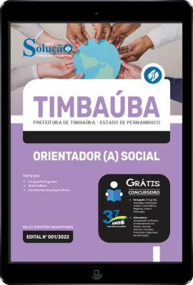 Apostila Prefeitura de Timbaúba - PE em PDF - Orientador(a) Social - Imagem 1