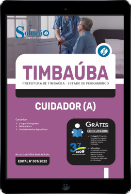 Apostila Prefeitura de Timbaúba - PE em PDF - Cuidador(a) - Imagem 1