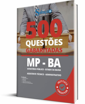 Caderno de Questões MP-BA - 500 Questões Gabaritadas - Imagem 1