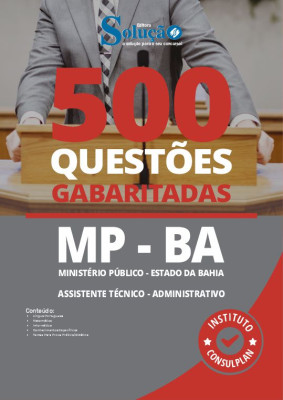 Caderno de Questões MP-BA - 500 Questões Gabaritadas - Imagem 2