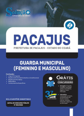 Apostila Prefeitura de Pacajus - CE - Guarda Municipal (Feminino e Masculino) - Imagem 3