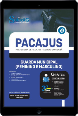 Apostila Prefeitura de Pacajus - CE - Guarda Municipal (Feminino e Masculino) - Imagem 1