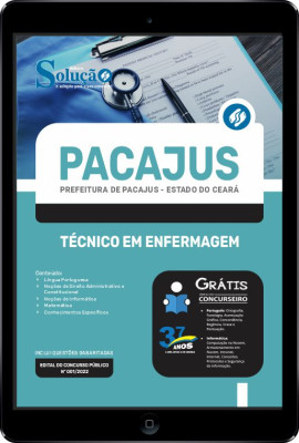 Apostila Prefeitura de Pacajus - CE - em PDF Técnico em Enfermagem  - Imagem 1