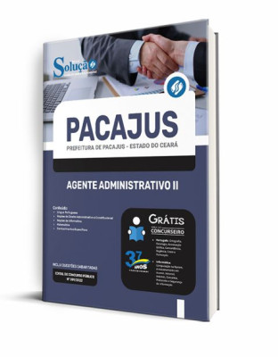 Apostila Prefeitura de Pacajus - CE - Agente Administrativo II - Imagem 2