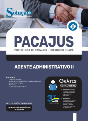 Apostila Prefeitura de Pacajus - CE - Agente Administrativo II - Imagem 3