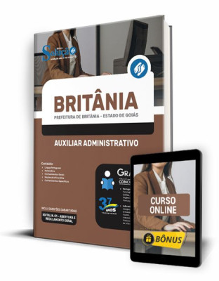 Apostila Prefeitura de Britânia - GO - Auxiliar Administrativo - Imagem 1