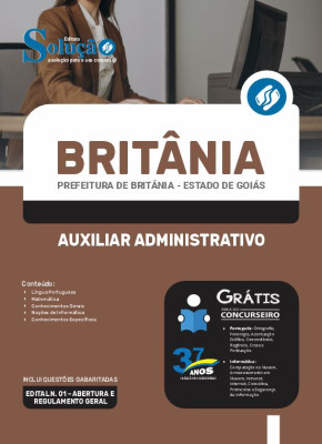 Apostila Prefeitura de Britânia - GO - Auxiliar Administrativo - Imagem 3