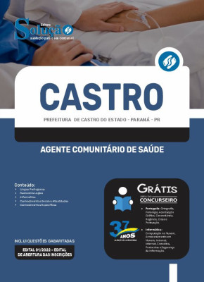 Apostila Prefeitura de Castro - PR - Agente Comunitário de Saúde - Imagem 3