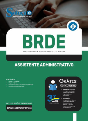 Apostila BRDE 2023 - Assistente Administrativo