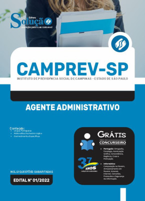 Apostila Camprev-SP - Agente Administrativo - Imagem 3