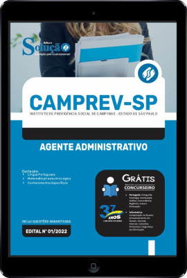 Apostila Camprev-SP em PDF - Agente Administrativo - Imagem 1