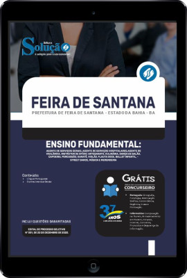 Apostila Prefeitura Feira de Santana - BA em PDF - Ensino Fundamental - Imagem 1