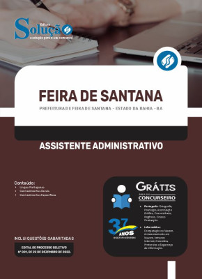 Apostila Prefeitura Feira de Santana - BA - Assistente Administrativo - Imagem 3