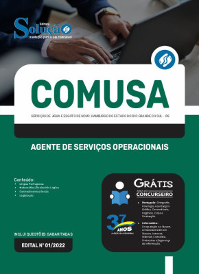 Apostila COMUSA-RS - Agente de Serviços Operacionais  - Imagem 3