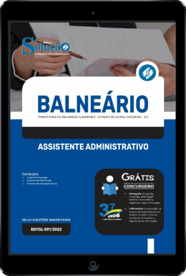 Apostila Prefeitura de Balneário Camboriú - SC em PDF - Assistente Administrativo - Imagem 1