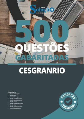 Caderno de Questões Cesgranrio - 500 Questões Gabaritadas - Imagem 2