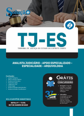 Apostila TJ-ES - Analista Judiciário - Apoio Especializado - Especialidade - Arquivologia - Imagem 3