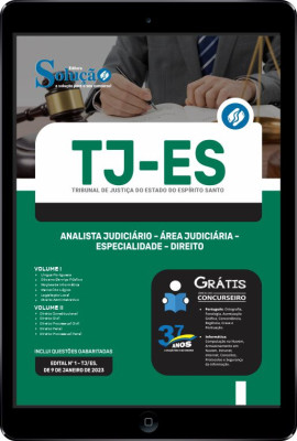 Apostila TJ-ES em PDF - Analista Judiciário - Área Judiciária - Especialidade - Direito - Imagem 1