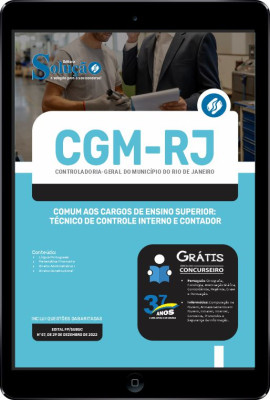 Apostila CGM-RJ em PDF - Comum aos Cargos de Ensino Superior: Técnico de Controle Interno e Contador - Imagem 1