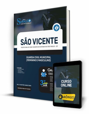 Apostila Prefeitura de São Vicente - SP - Guarda Civil Municipal (Feminino e Masculino) - Imagem 1