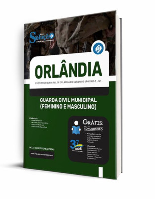 Apostila Prefeitura de Orlândia - SP - Guarda Civil Municipal (Feminino e Masculino) - Imagem 2