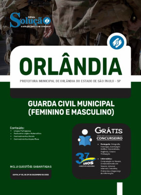 Apostila Prefeitura de Orlândia - SP - Guarda Civil Municipal (Feminino e Masculino) - Imagem 3