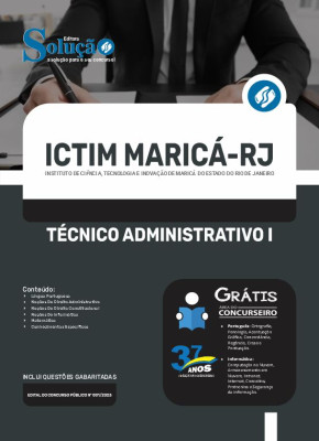 Apostila ICTIM Maricá-RJ - Técnico Administrativo I - Imagem 3