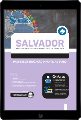 Apostila Prefeitura de Salvador - BA em PDF - Professor Educação Infantil ao 5ºano - Imagem 1