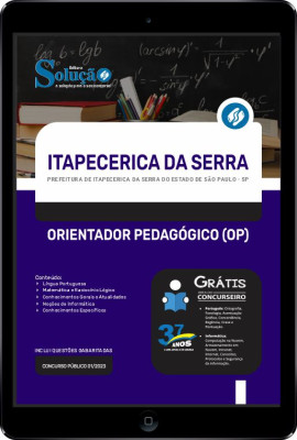 Apostila Prefeitura de Itapecerica da Serra - SP em PDF - Orientador Pedagógico (OP) - Imagem 1