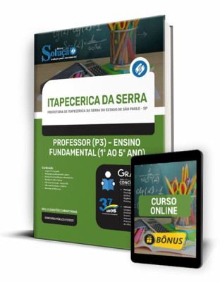 Apostila Prefeitura de Itapecerica da Serra - SP - Professor (P3) - Ensino Fundamental (1º ao 5º ano) - Imagem 1