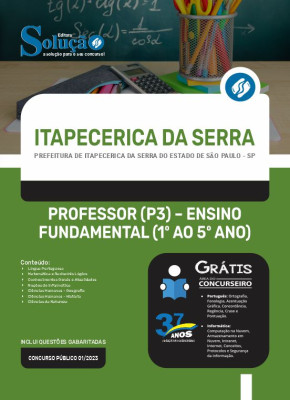 Apostila Prefeitura de Itapecerica da Serra - SP - Professor (P3) - Ensino Fundamental (1º ao 5º ano) - Imagem 3