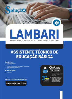 Apostila Prefeitura de Lambari - MG - Assistente Técnico de Educação Básica - Imagem 3