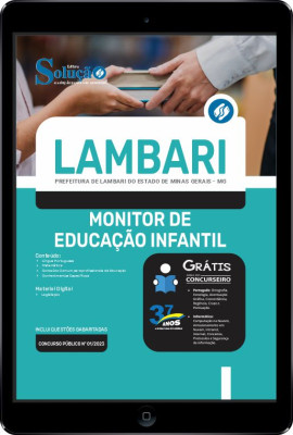 Apostila Prefeitura de Lambari - MG em PDF - Monitor de Educação Infantil - Imagem 1