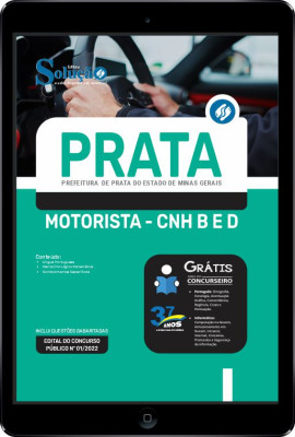 Apostila Prefeitura de Prata - MG em PDF - Motorista - CNH B e D - Imagem 1