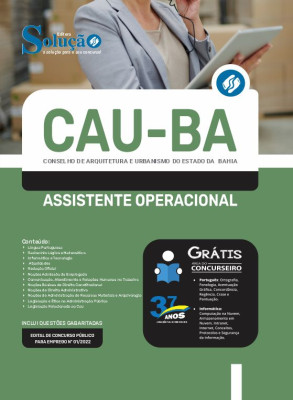 Apostila CAU-BA - Assistente Operacional - Imagem 3