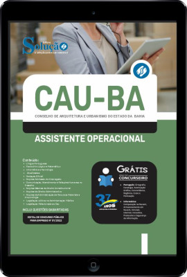 Apostila CAU-BA em PDF - Assistente Operacional - Imagem 1